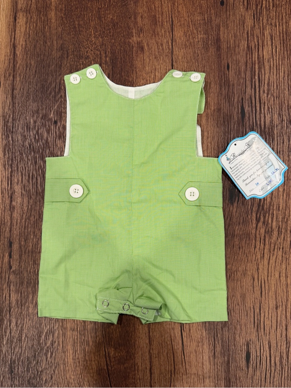 Remember Nguyen Green Boys' Romper